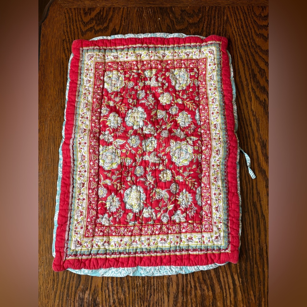World Market 2pc Sham Set Block Pattern - Picture 2 of 3